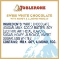 thumbnail image 5 of Toblerone Swiss White Chocolate Bar with Honey & Almond Nougat, 3.52 Ounce - Pack Of 6, 5 of 5