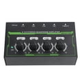 thumbnail image 1 of Amplificador de auriculares Estéreo de 4 Canales Con Sonido Claro, divisor de Estudio de Bajo Ruido Con luces Rgb, Compacto y Prácico, Rendimiento para El, 1 of 7