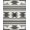 Black White, Pattern 11, variant on ODIKA 8'x10' Washable Area Rug Under Layered Door Bold Stripe Doormat Stars Border Layering for Living Room, Sectional, Family , Durable, Non-Slip