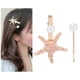 thumbnail image 5 of Clips de estrella de mar de perlas falsas, 2 piezas de pinzas para el cabello de concha de estrella de mar de perlas falsas, accesorios fieles a su promesa, 5 of 12