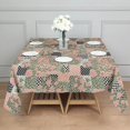 thumbnail image 3 of Pioneer Flower Floral Print Pattern Square Tablecloth, Waterproof Wipeable Spillproof Washable Table Cover for Home Kitchen Party Decor, 52"x52", 3 of 6