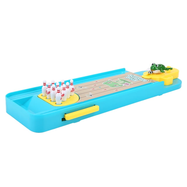 Mini juego de bolos de mesa, entretenimiento de escritorio, juguetes interactivos de pelota para padres e hijos