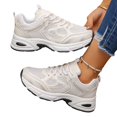 thumbnail image 4 of Willtoo Women's Chunky Fashion Sneakers Casual Sports Shoes Mesh Breathable Athletic Gym Workout Tennis Shoe Platform Thick Walking Shoes, 4 of 5