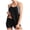 C-Black597, variant on Womens Swimsuits Two Piece Tankini Set Scoop Neck Leopard Printed Patchwork Loose Fit Flowy Top With Shorts Holiday Beachwear