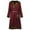 Red, variant on Hvyesh Men's Viking Tunic Medieval Pirate Robe Renaissance Embroidered Long Pobe Unisex Split V Neck Renaissance Dress Gothic Cosplay Costume