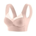 thumbnail image 3 of DuoJiaJ Lace V Bras Push Up Seamless Bra Everyday Bras for Women Beige, 3 of 4