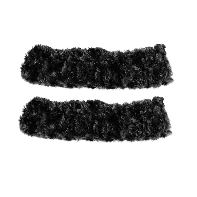 2 fundas para cuchillas de patines de hielo, protector de patines, toalla interior, protectores de patinaje sobre hielo, fundas para patines de hockey Negro
