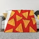 thumbnail image 1 of Fotbe Tortilla chips Manta de Franela con Estampado, Manta Ultrasuave para Cama, Sofá, Auto, Hipoalergénica y Antibolitas-40"x30", 1 of 6