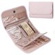 thumbnail image 1 of Estuche de cuero para guardar joyas, plegable, portátil, para viajes, para guardar pendientes, 1 of 1
