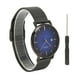 thumbnail image 1 of Reloj con movimiento de cuarzo, reloj de cuarzo con esfera azul para hombre, reloj de cuarzo de moda, salida de alta intensidad, 1 of 8