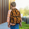 thumbnail image 6 of Salouo Red Black Plaid Sunflower Print Laptop Backpack 16.5'' Daypack Carry On Backpack for Men Women Outdoor Bag Laptop Sleeve and Dual for Weekender/Business/Hiking-One Size, 6 of 6