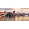 thumbnail image 4 of Landscape Piggy Bank, Pastoral View at Charles Bridge Spires of Prague Central Europe Gothic Buildings, Ceramic Coin Bank Money Box for Cash Saving, 3.6" X 3.2", Multicolor, by Ambesonne, 4 of 4