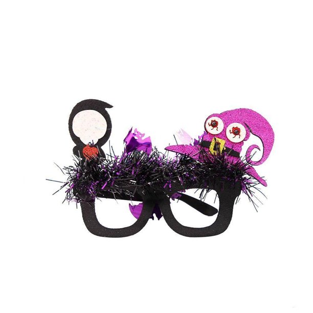 BEBETTFORM Gafas De Halloween , Accesorios De Fotografía De Terror 2023 Fieltro Suministros De Fiesta Divertido Calabaza