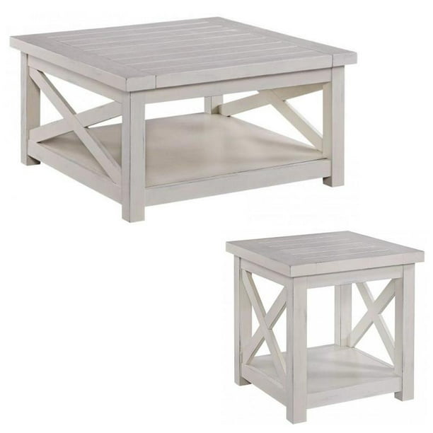 White Coffee Table Sets End And, White Coffee Table With End Tables