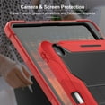 thumbnail image 6 of Dteck Case for iPad Air 13-inch (M2) 2024, iPad Air 13 Inch Case with Kickstand and Pencil Holder, Heavy Duty Shockproof Protective Cover for Kids,Red, 6 of 7