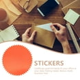 thumbnail image 2 of FRCOLOR Wrapping Stickers 100 Pcs Gear Shaped Seal Sticker Envelope Seal Sticker Certificate Files Seal Sticker,1.77"X1.77"X0.04", 2 of 5