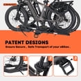 thumbnail image 4 of CRAVOT E2 PLUS Foldable Hitch 2-eBike Rack, 200 LBS Capacity, 2" Receiver, 4 of 10