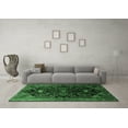 thumbnail image 3 of Ahgly Company Indoor Round Persian Emerald Green Traditional Area Rugs, 4' Round, 3 of 4