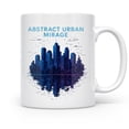 thumbnail image 2 of Urban 11 oz Coffee Mug - Neon City Vibes White Ceramic Gift, 2 of 6