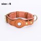thumbnail image 2 of Collar para perro compatible con Apple Premium Leather Dog Collar con Apple AirTag Holder Adepaton Correas y Collares para Perros, 2 of 5