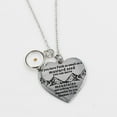 thumbnail image 5 of Engraved Bible Scripture Cross Double Sided Necklace Heart Pendant Faith Mustard Seed Can Move Mountains Matthew 17:20 (Round), 5 of 7