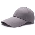 thumbnail image 1 of XINQIHANG Men Women Plain Adjustable Baseball Cap Super Extra Long Bill Hat Strapback, 1 of 3