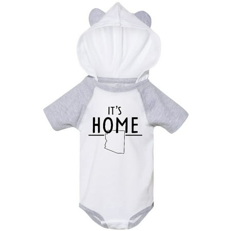 

Inktastic It s Home- State of Arizona Outline Gift Baby Boy or Baby Girl Bodysuit