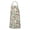 Pioneer Flower Floral-2, variant on Pioneer Flower Floral Print Pattern Apron for Women and Men, Cotton Linen Waterproof with Pockets, Adjustable, 33x27 Inch for Kitchen, Gardening, BBQ, Salon