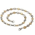 thumbnail image 6 of 7/9/11mm Fashion Women Mens Chain 316L Stainless Steel Coffee Bead Link Necklace, 6 of 6