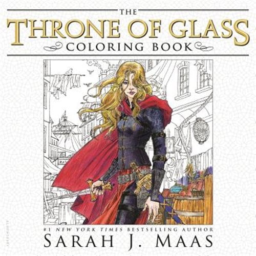 Pre-Owned The Throne of Glass Coloring Book Paperback
