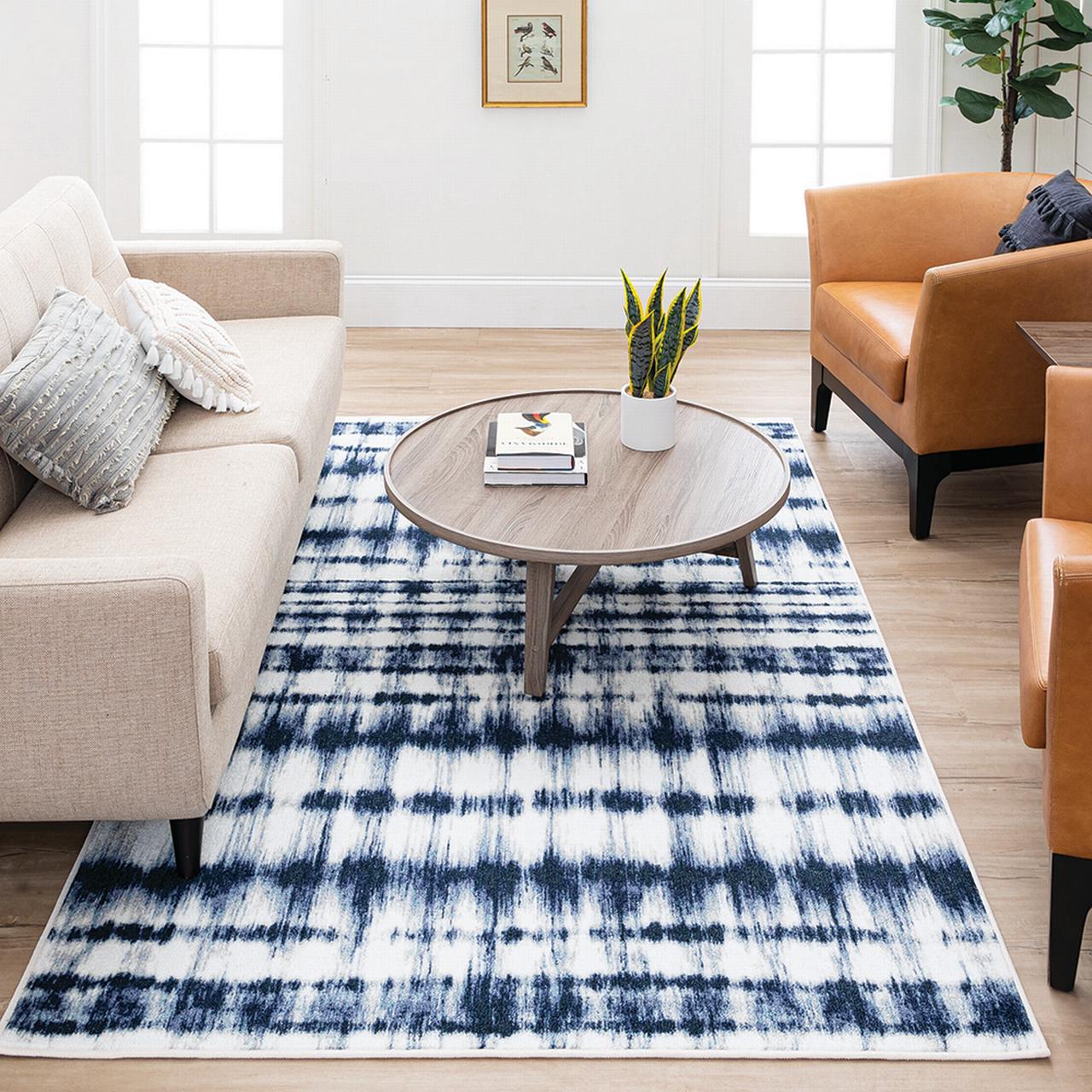 Mohawk Home Chimayo Navy Area Rug, 6' x 9'