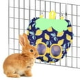 thumbnail image 3 of Hearth & Gear Rabbit Feeder Hay Bag Carrot Shape Bunny Pig Hay Feeder Bag Hanging Hay Dispenser Manger For Small Animals Feeder Dog Walk Accessories Dog Accessories Bag Parts for Accessory Dog Leash, 3 of 3