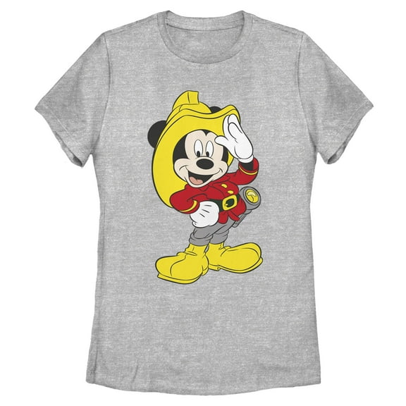 Womens Mickey & Friends Firefighter Mouse T Shirt
