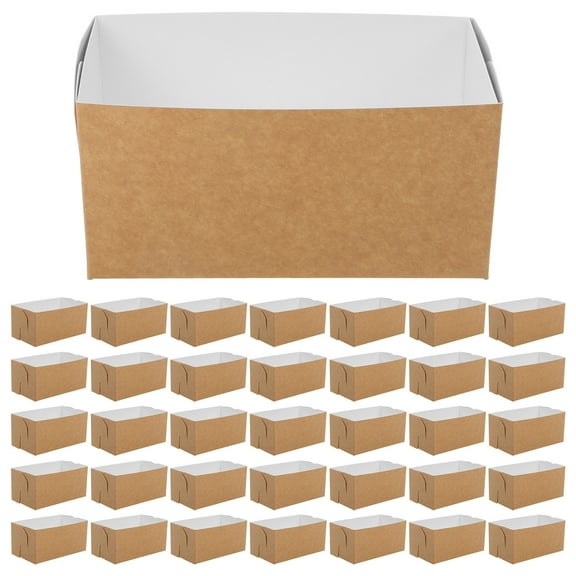 50 Pcs Sandwich Box Boxes Cake Container Mini Pizza Boxes Sandwich Containers