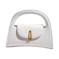 thumbnail image 2 of Bolso de mano para mujer, bolso de mano, bolso de viaje, bolso de mano pequeño portátil, bolso de hombro para mujer Blanco, 2 of 9