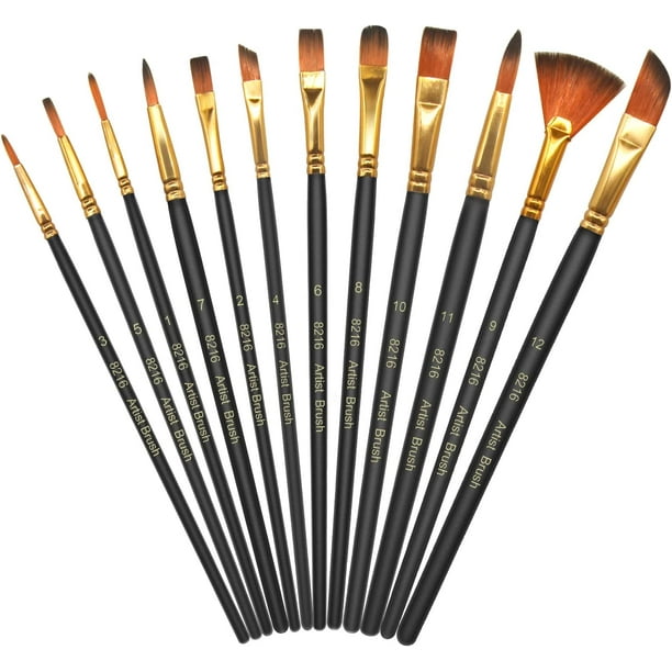 Pintar Pinceles Oleo Finos Acrílico Pinceles Finos Para Oleo