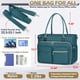 thumbnail image 4 of Bolsa de mano RAINSMORE Teacher para mujer con portátil de 15.6 pulgadas Tea, 4 of 7