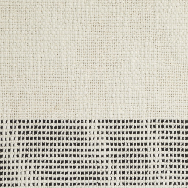 Better Homes & Gardens Jett Stripe Black & White Table Runner photo 6