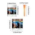 thumbnail image 2 of RKSTN Plastic Metal Antirust Paints Anticorrosion Conversion Paint Metal Anticorrosion Paint Rust Conversion Agent Equipment Protection Coating Cleaning and Maintenance 100G, 2 of 8
