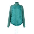 thumbnail image 5 of HAJWOH Womens Puffer Jacket Lightweight Knit Patchwork Zip Up Long Sleeve Quilted Jackets Warm Winter Outerwear 2026, 5 of 7