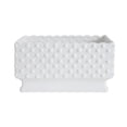 thumbnail image 1 of Creative Co-Op White Ceramic Hobnail Planter, 1 of 2