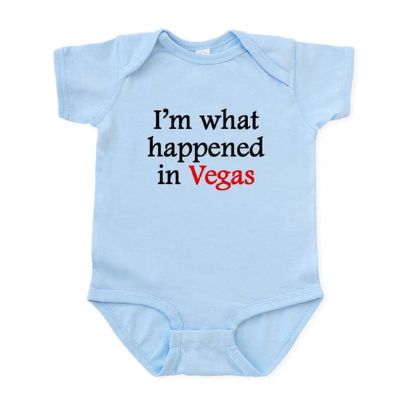 CafePress - Im What Happened In Vegas Body Suit - Baby Light Bodysuit, Size Newborn - 24 Months