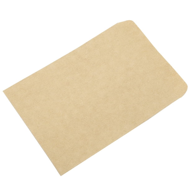 100 Bolsas De Kraft, Estilo Sobre De Almacenamiento Autoadhesivo, Fuertes Y Resistentes Para Semillas De Trigo, Maíz, Arroz, Bolsas Kraft, Con Bordes Lisos, Mano De Obra Fina