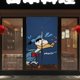 thumbnail image 4 of Cortina para puerta con diseño de pato Donald, 34 x 57 pulgadas, cortina opaca para puerta, cortina divisoria para privacidad de habitación, decoración del hogar, dormitorio, cocina, 2 paneles, 4 of 6