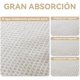 thumbnail image 4 of Alfombra De Baño Tejida con Forma De Gofre, La Alfombra De Piso con Diseño De Gofre Bohemio Es Antideslizante Y Muy Absorbente, Lavable a Máquina, Apto para Baño, Cocina, 4 of 4