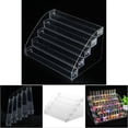thumbnail image 1 of Nail Polish Rack, 6 Types Durable Nail Polish Acrylic Clear Makeup Display Stand Rack Organizer Holder, Safe/ Non-/ Environmental, 1 of 5