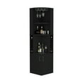 thumbnail image 6 of DUOSONG Corner Bar Cabinet Atanasio, Living Room, Black Black Particle Board Furniture Primary Living Space Cabinets, 6 of 8