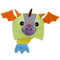 thumbnail image 4 of Toalla de baño ZOOCCHINI para niños, felpa, con capucha, Drool The Dragon, 4 of 4