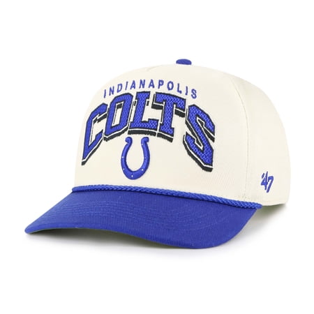 Men s- 47 Cream Indianapolis Colts Pomona Rope Adjustable Hitch Hat