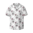 thumbnail image 6 of Kdxio Men's Hawaiian Shirt for Men Short Sleeve Shirt Poodle Dog Summer Casual Holiday Beach Button Down T-Shirts, 6 of 7